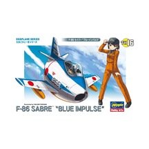 Hasegawa Th16 60126 F-86 Sabre Blue Impulse, Eggplane Serisi Plastik Model Kiti-49007