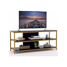 Zizuva Tasarım Gold Ev Ve Ofis Tv Sehpası
