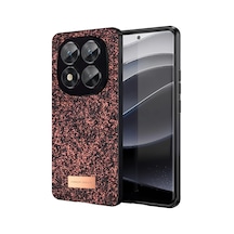 Onegif Xiaomi Redmi Note 14 Pro 5g Bright Simli Kapak - Derin Mor Renkli