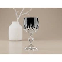 Bohemia Kristal Kahve Yanı Su Bardağı Siyah 135 Cc 6 Adet Çok Renkli