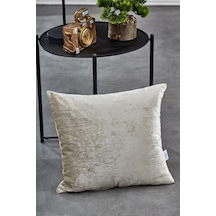Komfort Home Düz Krem İç Dolgulu Kırlent 45x45cm / 2 Adet Karışık/Çok Renkli