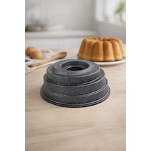 Anafor Döküm Kek Kalıbı 25cm Antrasit Antrasit