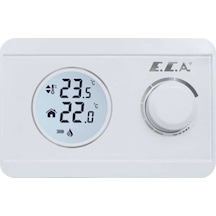 Eca Poly Pure 100w Dijital Pilli On-off Kablosuz Oda Termostatı