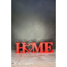Home Yazılı Dekoratif Biblo Masaüstü Dekor - Kırmızı 22 Cm X 6 Cm Kırmızı - 700119938
