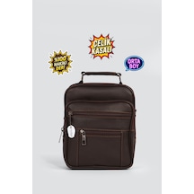 Westbag Erkek Çelik Kasalı Hakiki Deri El Ve Omuz Çantası Ayarlanabilir Askılı Orta Boy Kahverengi Westbag Erkek Çelik Kasalı Hakiki Deri El Ve Omuz Çantası Ayarlanabilir Askılı Orta Boy Kahverengi