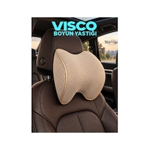Araç İçi Ergonomik Boyun Destekli Ortopedik Visco Oto Koltuk Başlığı
