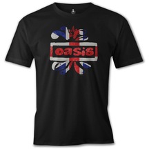 Oasis Logo Siyah Erkek Tshirt