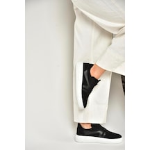 Fox Shoes U274431102 Siyah Süet Kadın Spor Ayakkabı Sneakers Siyah-süet Çok Renkli