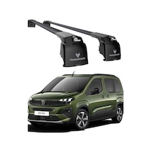 Peugeot Rifter 2025 Uyumlu Trs-2 Kilitli Sistem Ara Atkı Tavan Barı Siyah 2 Adet Peugeot Rifter 2025 Uyumlu Trs-2 Kilitli Sistem Ara Atkı Tavan Barı Siyah 2 Adet