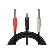 Pm-13934 3.5 Mm Stereo Erkek - 2x6.3 Mm Mono Erkek 5 Metre Ses Kablosu