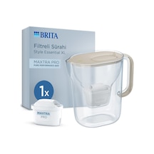 Brıta Style Essential Xl 1 X Maxtra Pro Pure Performance Filtreli Su Arıtma Sürahisi Kum Beji 3,6l