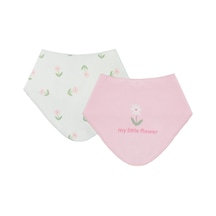 Civil Baby Çiçek Empirme Mama Önlüğü - Pembe