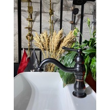 İsaoğlu Yapı Mat Siyah Lavabo Bataryası Siyah Banyo Musluğu Lavabo Bataryası Siyah