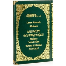 50 Adet - Isim Baskılı Ciltli Yasin Kitabı - Orta Boy - 176 Sayfa N11.5058