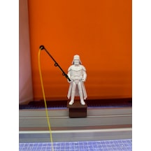 3d Balık Tutan Star Wars Beyaz