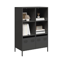 Tr Çelik Dolap, 68 X 39 X 103,5 Cm, Çekmeceli Siyah, Ev Ve Ofis İçin Klasik Saklama Çözümü, Soğuk Haddelenmiş Genel