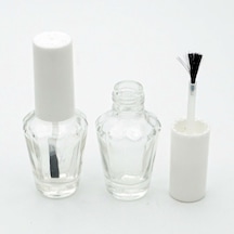Boş Oje Şişesi 10 ML 5 Adet Boş Uzun Kare Şişe