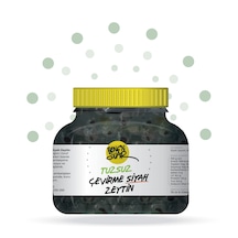 Çevirme Tuzsuz Siyah Zeytin 1200 G - 2025 Hasatı