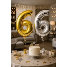 6 Sayılı Helyumla Şişirilibilen Balon Sarı 40"100 Cm Açık Gri - Fuşya - Pembe - Mor