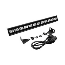 Szypzstore 12 Adet Uv Hattı Işık Duvar Yıkayıcı Cadılar Bayramı Sel Floresan Sahne Led Projeksiyon Işığı, Au Tak At5kfa Siyah