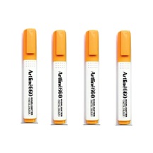 Artline 660 Fosforlu Kalem Kesik Uç 1.0-4.0mm Pastel Orange 4 Adet