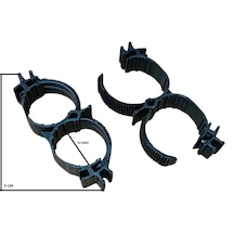 Üniversal Kablo Hortum Cırtlı Kelepçe İççap:30mm,boy:9cm 5 Adet