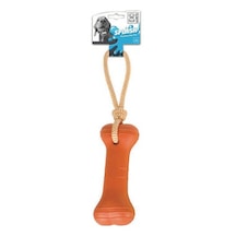 Splash Bones Halatlı Köpek Oyuncağı Turuncu 43x8x5 Cm Çok Renkli