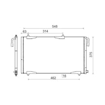 Mahle Ac501000s Klima Radyatörü Kondenser Peugeot P206 98 09 1.1-1.4-1.6-2.0-1.4hdı-1.6hdı 6455.cj-6455.ch-6455.fy-9651867080 -