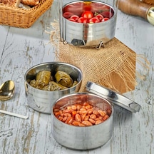 Cooker 3 Lü Çelik Sefer Tası Iç-Dış Paslanmaz Çelik Yk1091