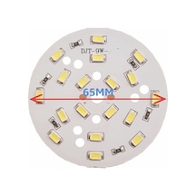 12 Volt 9 Watt SMD 5630 Ledli Hazır Led Modül 65 MM Beyaz (3 Adet)