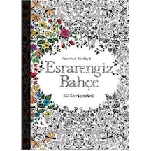 Esrarengiz Bahçe 20 Kartpostal