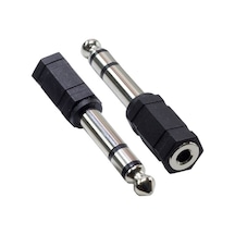 6.3 Mm Stereo Erkek/3.5mm Dişi Çevirici 3.5mm-6.3mm Yükseltici