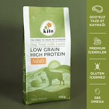 Kito Doğal Besi Kuzu Etli Yetişkin Köpek Maması 15 KG