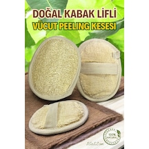 Em Amanos Beauty Oval Doğal Kabak Lifi Vücut Peeling Kesesi