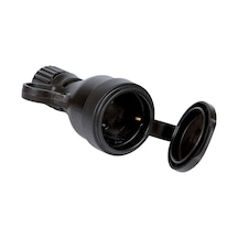 Fantom Waterproof Ip44 Kauçuk Kapaklı Dişi Priz Başlığı