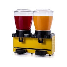 Samixir Panoramik Twin 22+22 Lt Karıştırıcılı Soğuk İçecek Makinesi Mm44-ay