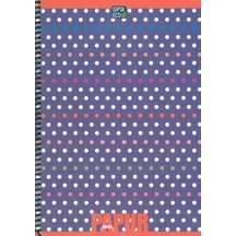 Gıpta Papur Notes Spiralli Karton Kapak Defter A4 120 Kareli N11.1642