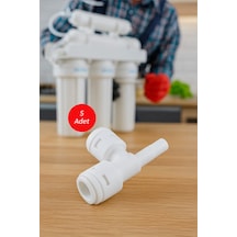 Su Arıtma Cihazı F Bağlantı Nipeli 6 Mm Boru X 6 X 6 Mm Quick (483563078)