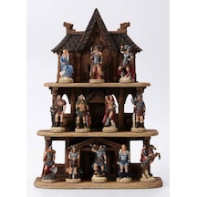 Wise Mitoloji & Tarih-NORSE MT STANDLI 12 LI SET-30*9*41 CM.