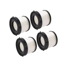 Yaozixa Milwaukee 49901900/0880-20/49900160/0882-20 Süpürge Filtresi - 4 Adet Paketli, Yüksek Filtrasyon Verimi, Dayanıklı Malzeme