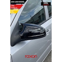 Opel Astra H 2004-2009 Batman & Yarasa Ayna Kapağı Parlak Piano Black Sport