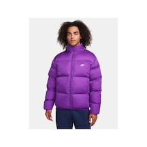 Nike Sportswear Club Şişme Erkek Montu Mor Mor
