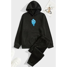 Uyguntarz Unisex Su Avatar Eşofman Takımı Siyah