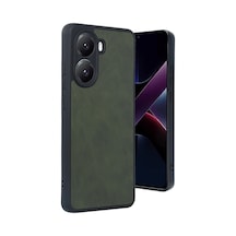 Poco X7 Pro Kılıf Aras Deri Kapak - Koyu Yeşil Bzsxx00 1