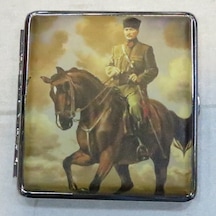 Sigara Tabakası(Kısa Sigara)9.50cm/9.50cm boyutlarında-ATATÜRK