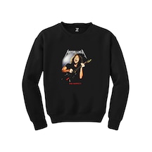 Metallica Kirk Hammet Guitar Siyah Sweatshirt