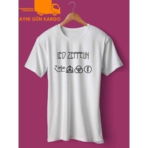Led Zeppelin Tasarım Baskılı Tişört Tshirt Ücretsiz Kargo