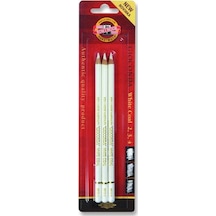 Koh-I Noor Gioconda White Coal Beyaz Kömür Füzen Kalem 3'lü Set