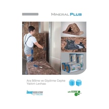 Knauf Mineral Plus lpb037 039 5 CM Ara Bölme Yalıtım Levhası Taşyünü