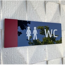 Red Line Serisi Wc Yönlendirme Tabelası